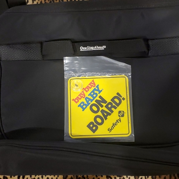 One Step Ahead Black Diaper/Travel Bag - Picture 10 of 10